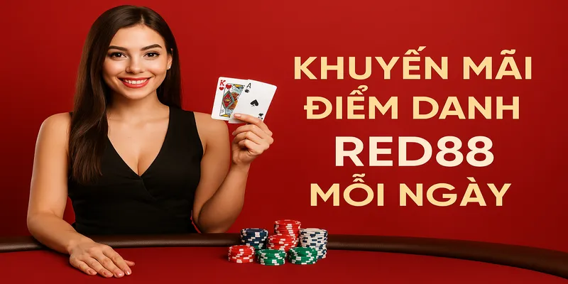Khuyến mãi điểm danh Red88 mỗi ngày