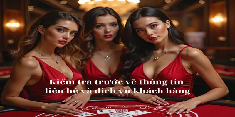 Kiểm tra trước về thông tin liên hệ và dịch vụ khách hàng